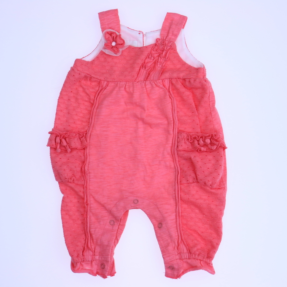 Isobella & Chloe Girls Pink Romper size: 6 Months